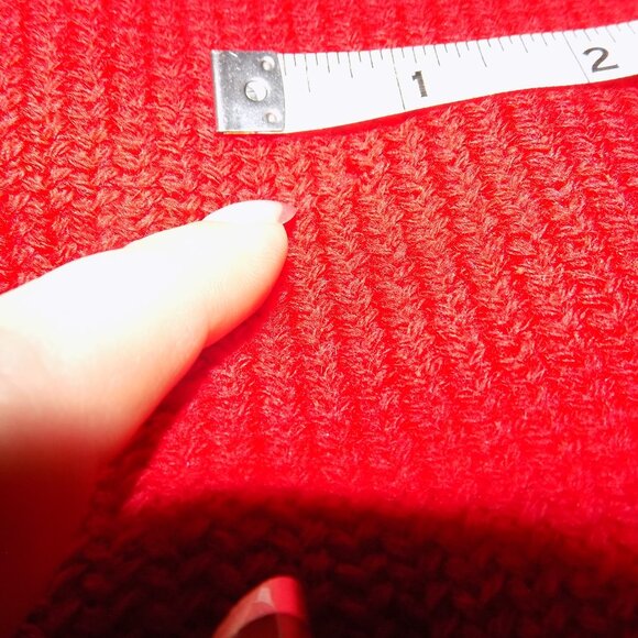 Vintage Pendleton Red and Black Western 100% Virgin Wool Cardigan - Picture 16 of 16